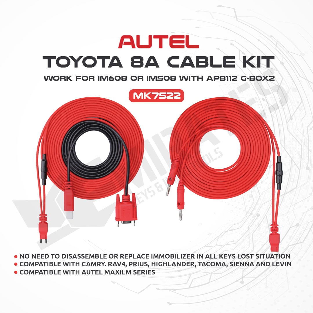 Autel Toyota 8A Blade AKL Kit (Addon for IM608 / IM508 + XP400)