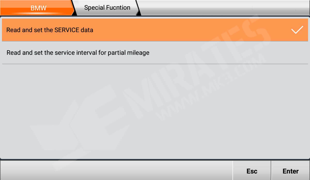 OBDStar MS80 Function BMW