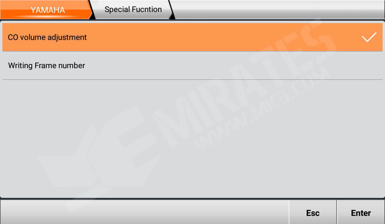 OBDStar MS80 Special Function YAMAHA