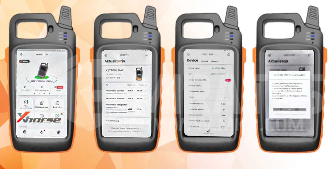 Xhorse VVDI Key Tool Max Display Via Bluetooth Screen Of Dolphin Xp-005 KEY_TOOL_MAX__Screens_Display