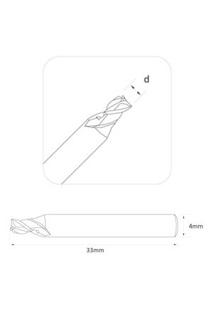 High Quality Best Price End Mill Cutter V012 Carbide φ1.5xD4x33L For Ninja , Accessories ,Cutter, Parts BUY NOW | Emirates Keys