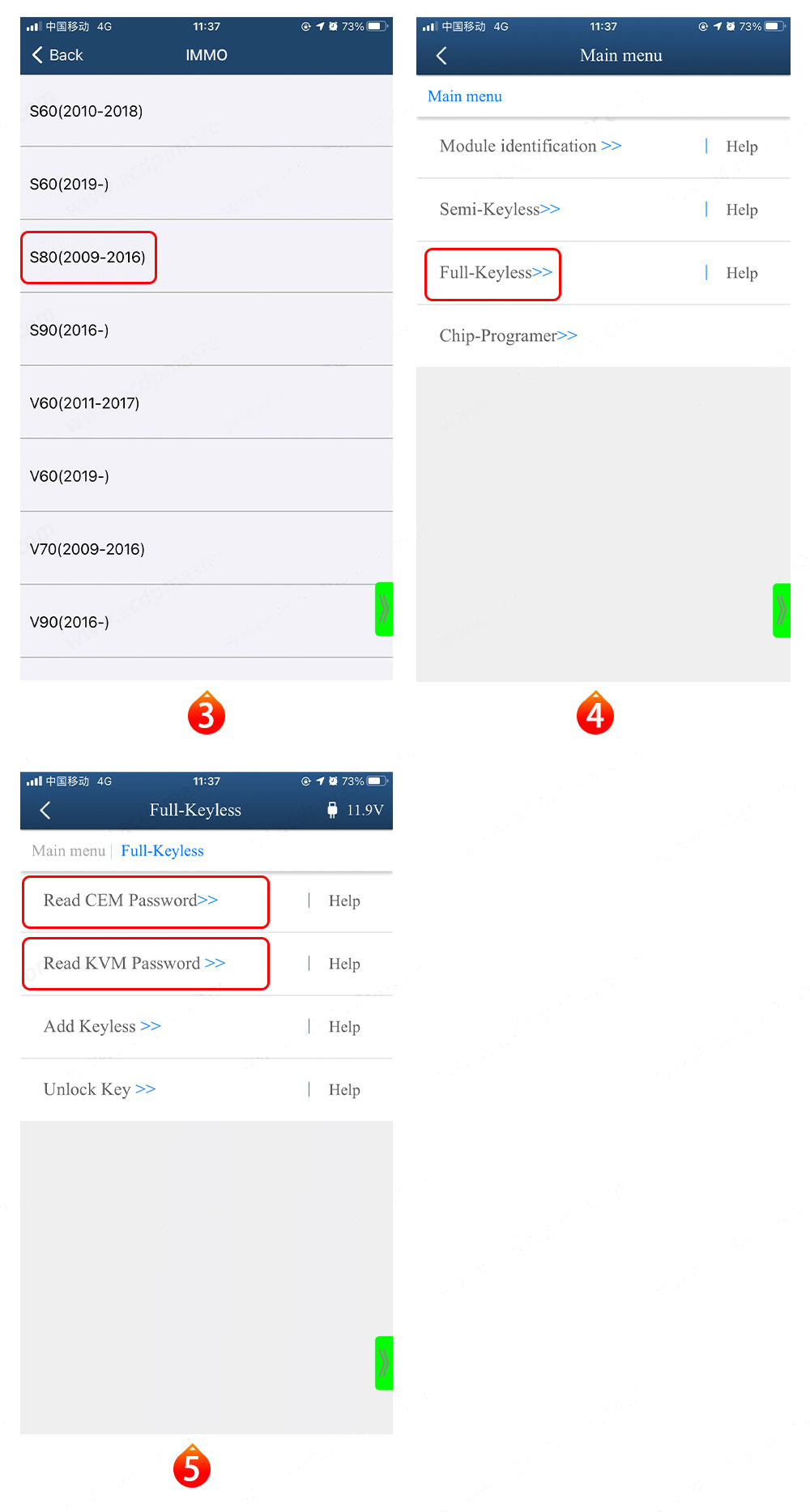 Yanhua Mini ACDP 2 Second Generation Volvo Module 12 Immo Module for Volvo Semi-smart Keys Adding Keys and All Key Lost | Emirates Keys