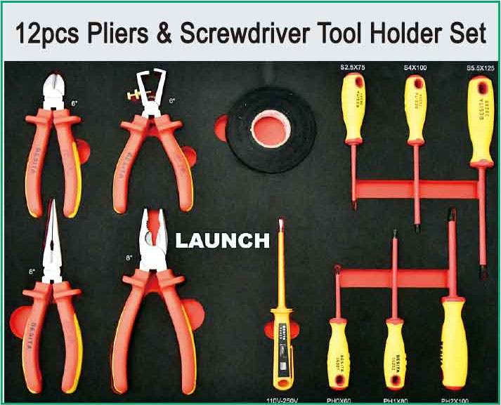New TTH-84 EV Maintenance Tool Cart Kit  Insulated Tools Cart Includes 7 Layers With Different Tools To Meet The Demands Of Most EV Models | Emirates Keys