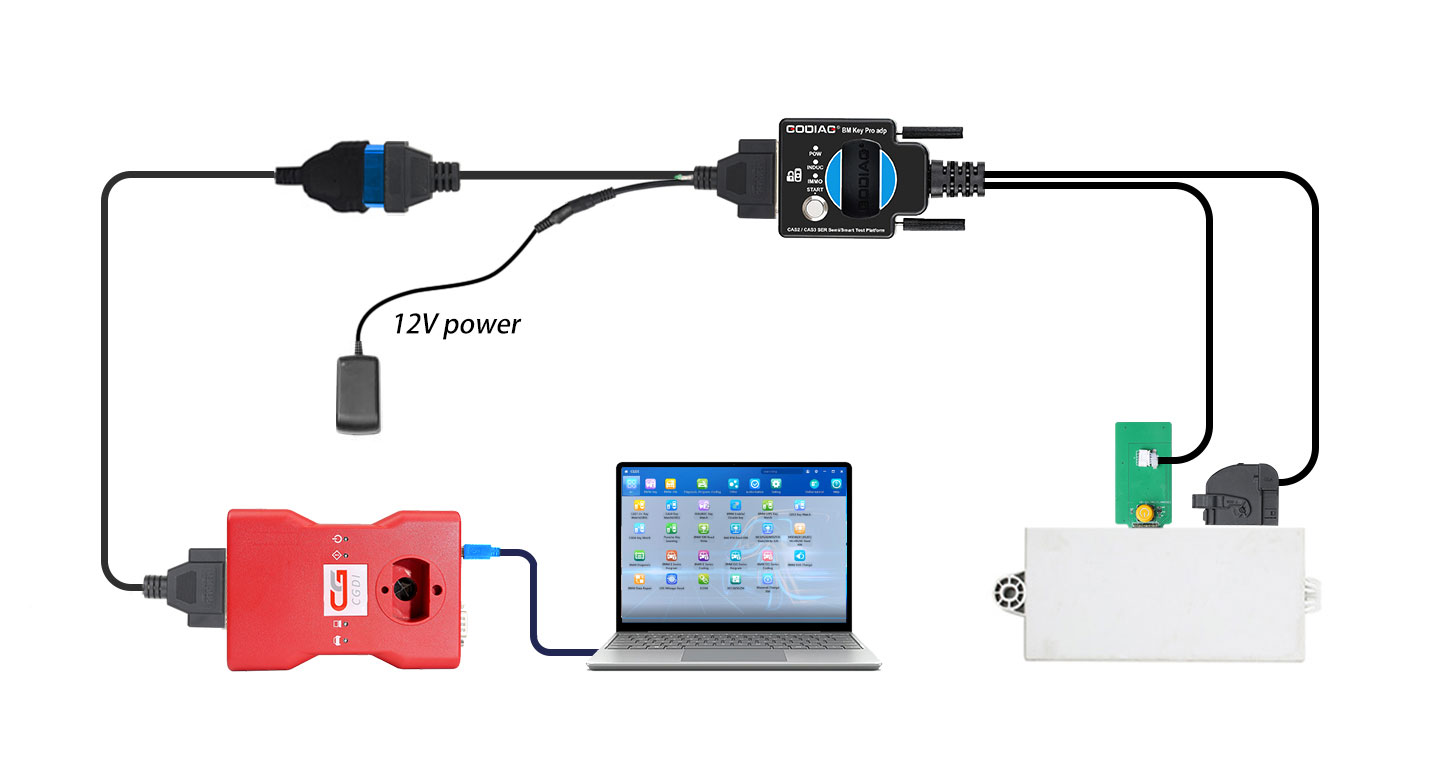 New GODIAG CAS2 CAS3 SER Semi Smart Test Platform Detect CAS & Key Synchronization Solder-free Matching CAS Data Read, Write and Program | Emirates Keys