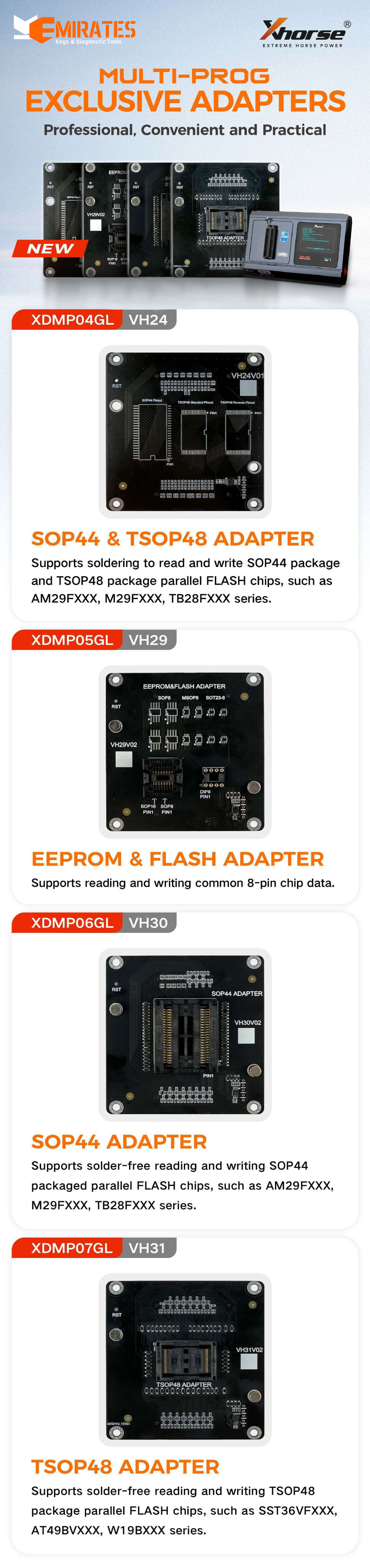 xhorse-multi-prog-exclusive-adapter