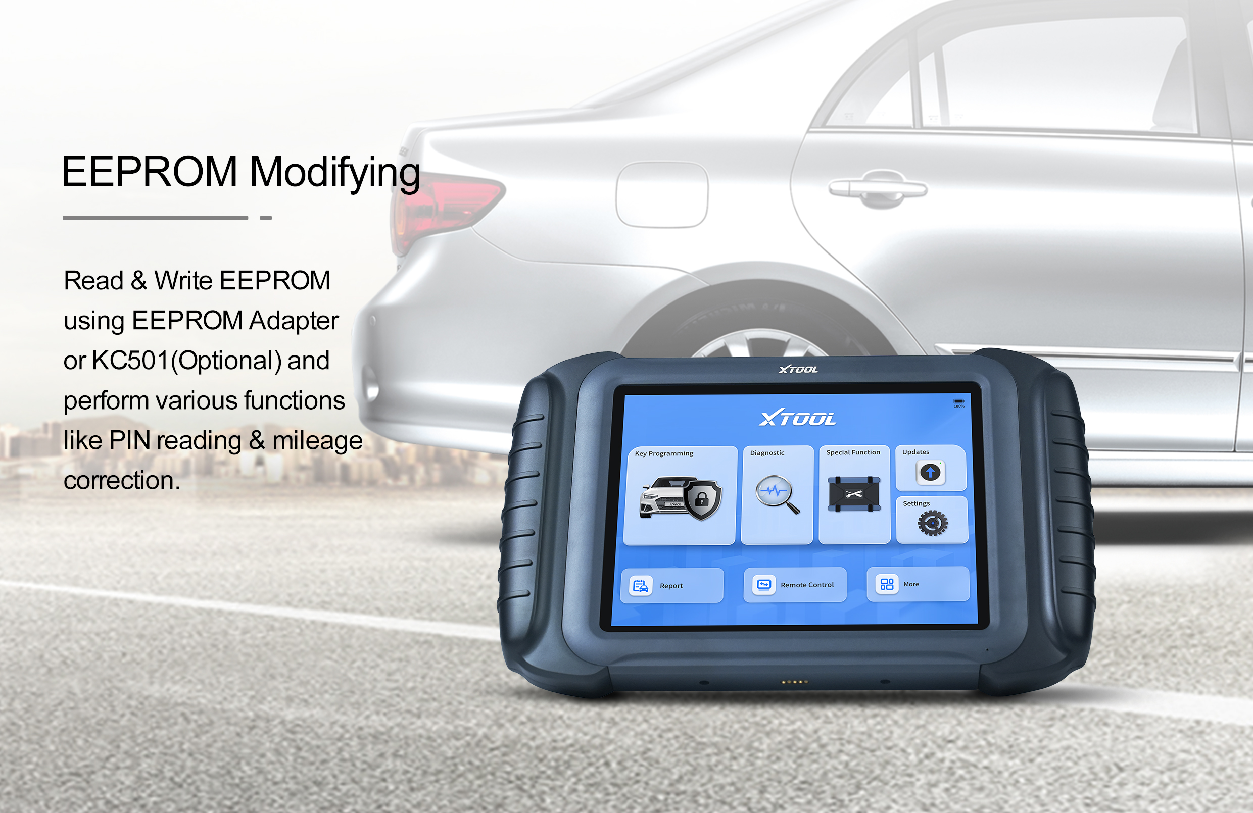 New X100PAD Elite2 Professional Key Programmer supplies advanced special functions Key programming, oil service light reset, timing belt service light reset etc | Emirates Keys