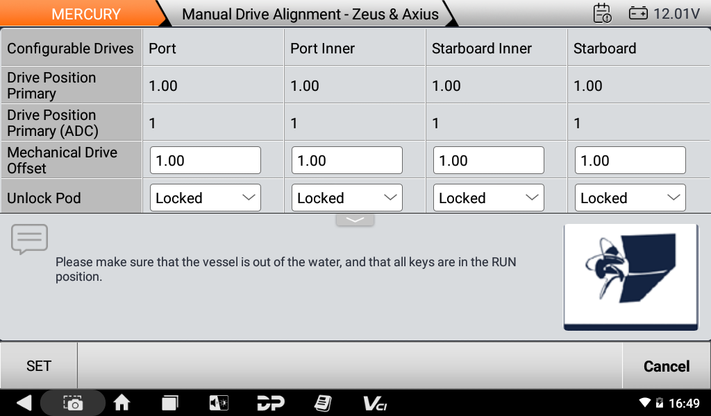 ISCAN PRO MERCRUISER, MERCURY (MARINE) ISCAN PRO MERCRUISER, MERCURY (MARINE)