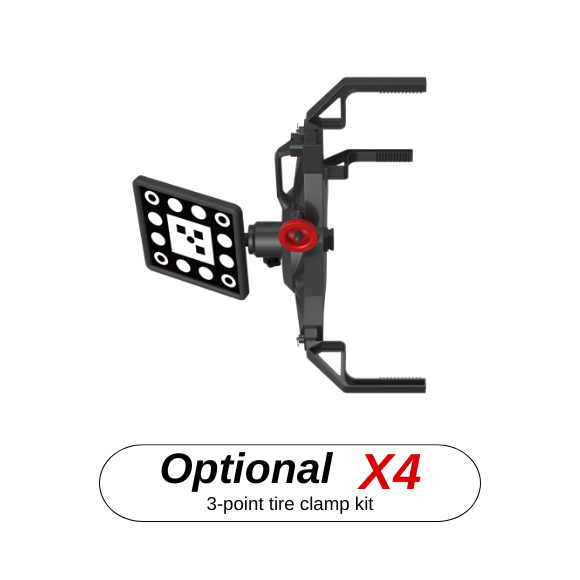 Launch X-613 Portable 3D Wheel Aligner Packing List