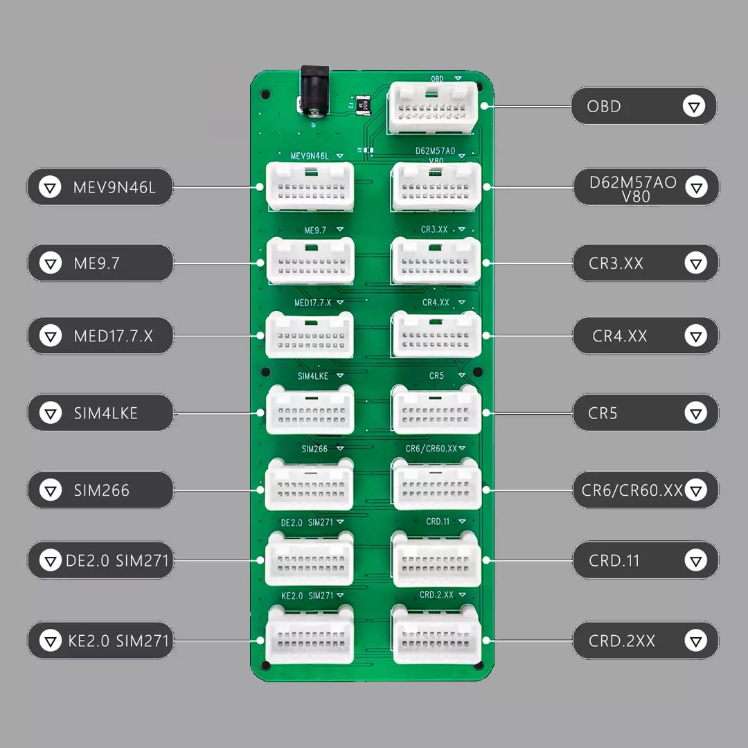 New CGDI DME-DDE models ECU connecting board DME cable for ECU data reading and clear DME-DDE Testing cable, help with ECU testing | Emirates Keys