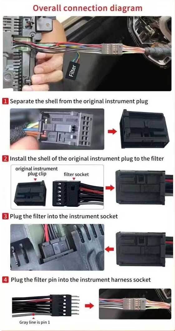 Yanhua ACDP BMW ID7 Instrument Special Can Filter Support BWM 2019+ THE 5/7/X5/X7, 2020+ No Soldering | Emirates Keys