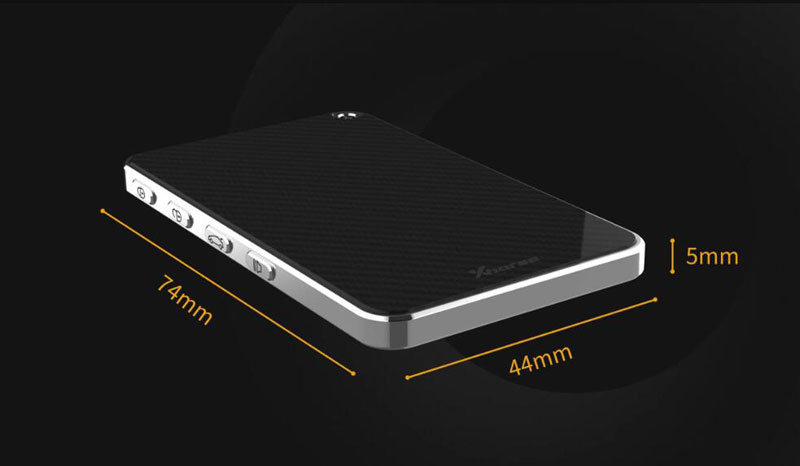 Xhorse XSKC04EN King Card Slimmest 4 Buttons Universal Smart Remote Key with Built-in 2 Batteries (Diamond blue) | Emirates Keys