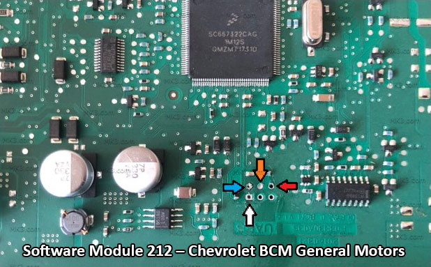 Software module 212 – Chevrolet BCM General Motors